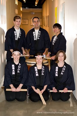 Another Photo of Arashido Taiko Members